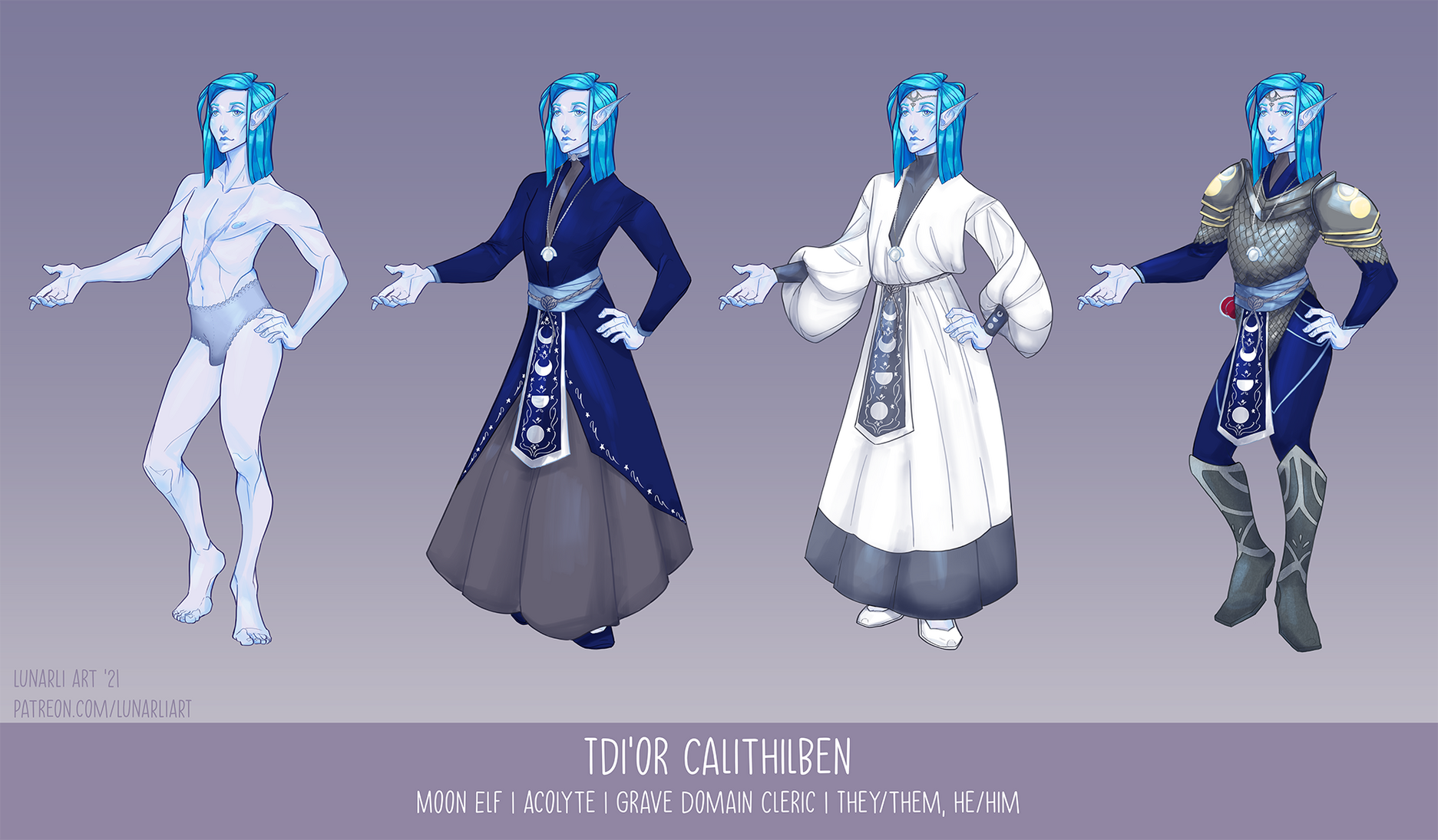 Tdi'or Calithilben Character Design